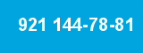 921 144-78-81 921 144-78-81